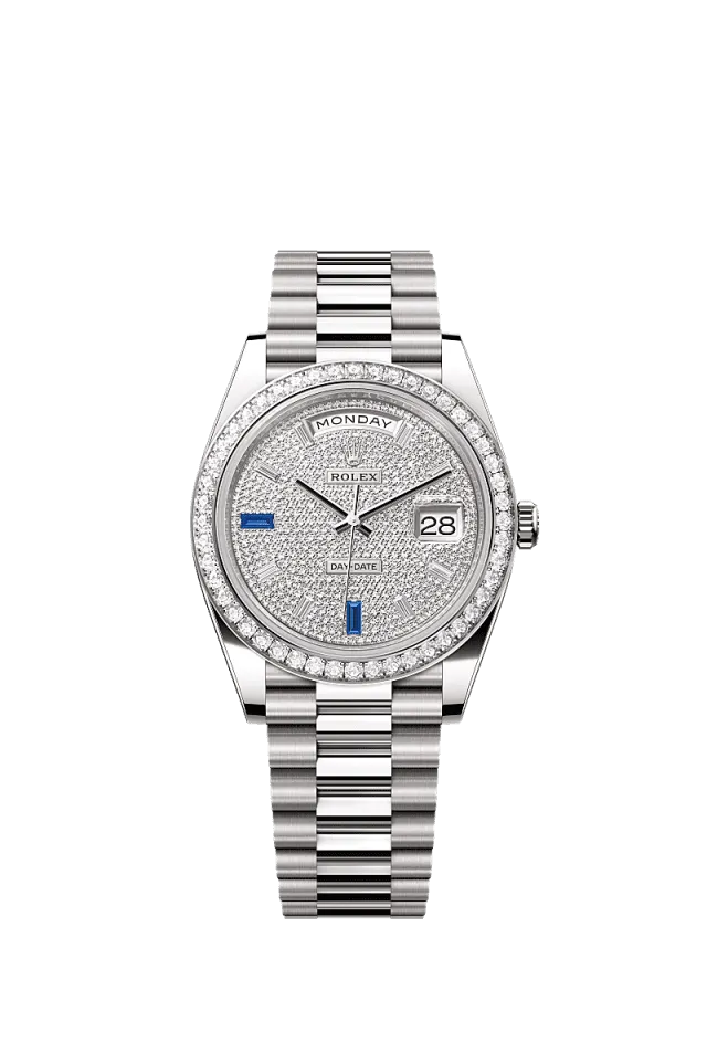 Rolex Day-Date 40mm diamond-paved 228349RBR