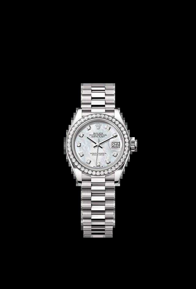 Rolex Lady-Datejust 28mm White Mother-Of-Pearl 279139RBR