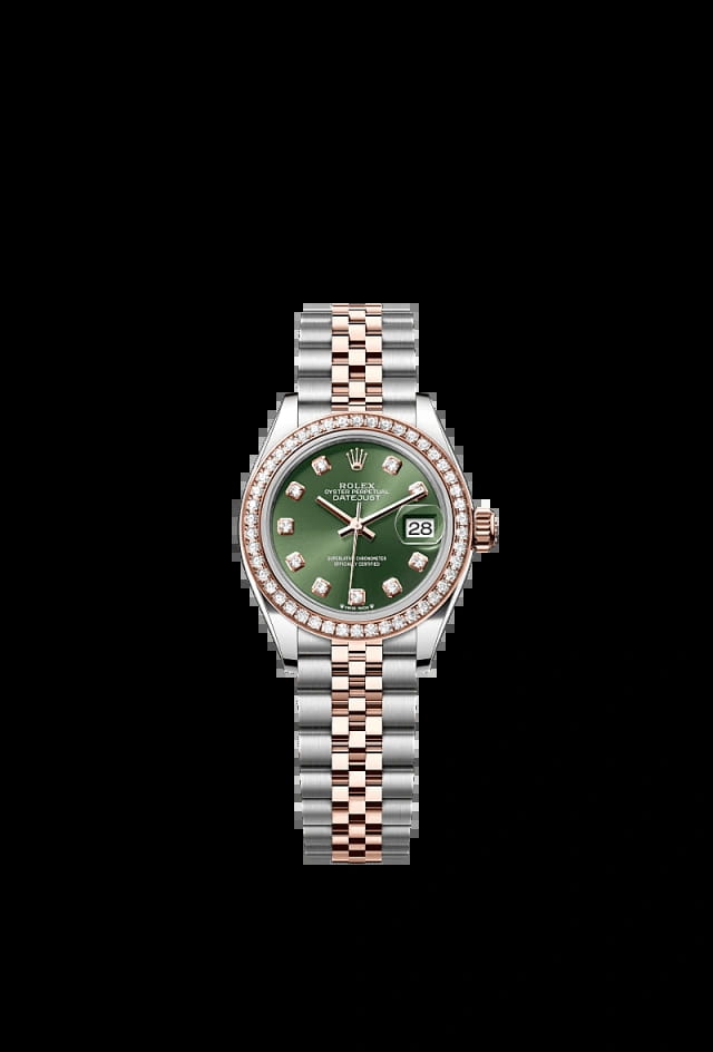 Rolex Lady-Datejust 28mm Olive Green 279381RBR