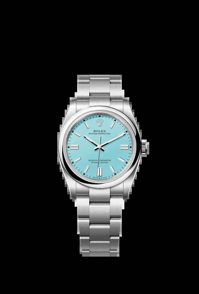 Rolex Oyster Perpetual 36mm Turquoise blue 126000