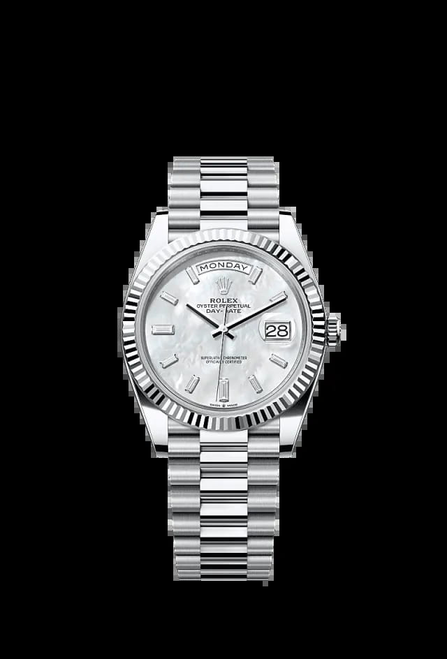Rolex Day-Date 40mm White Mother-of-Pearl 228236