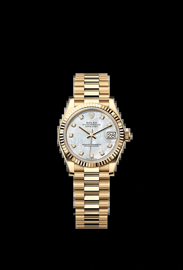 Rolex Datejust 31mm White Mother Of Pearl 278278