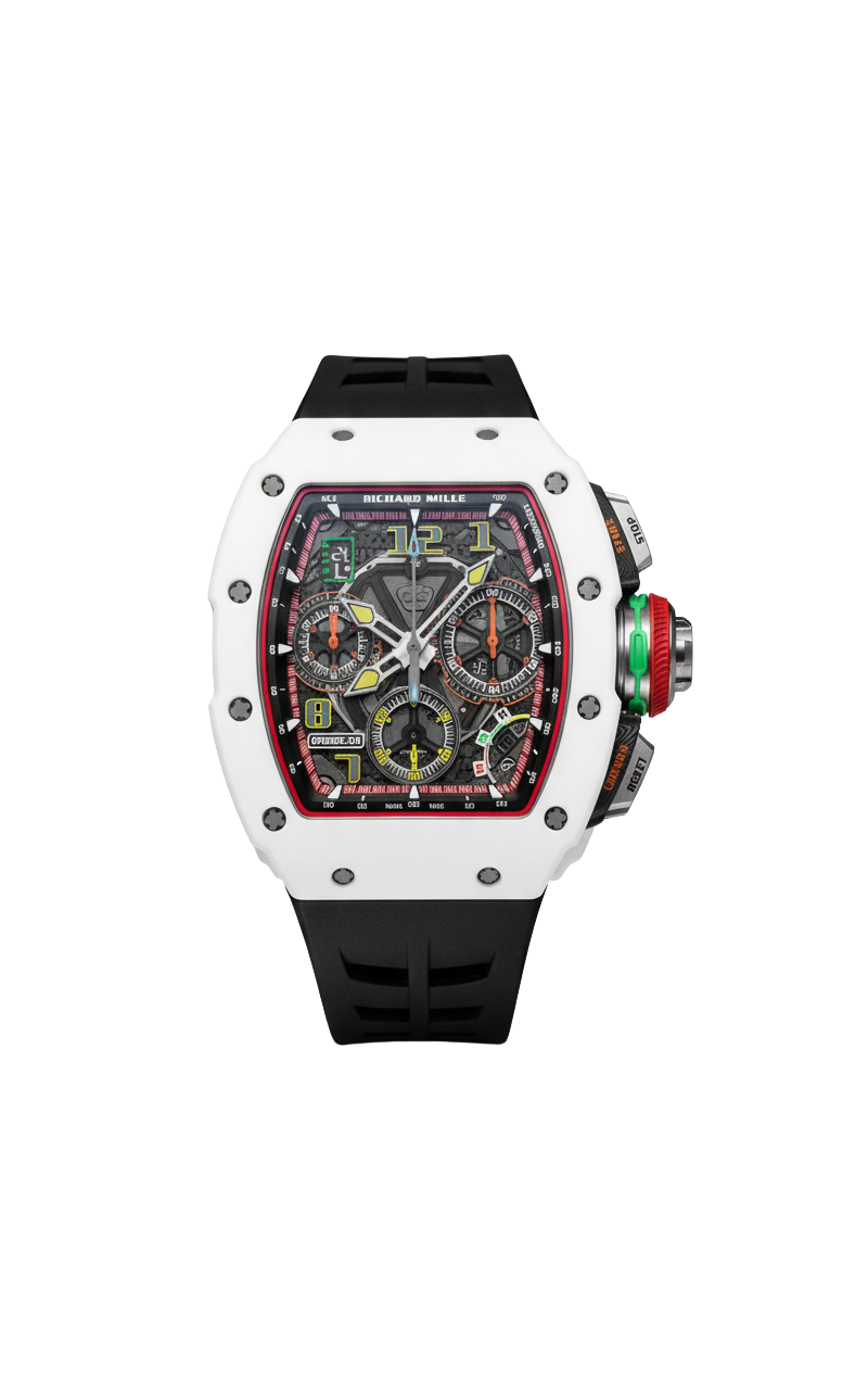 Richard Mille RM 65-01 Skeletonized White Carbon Quartz