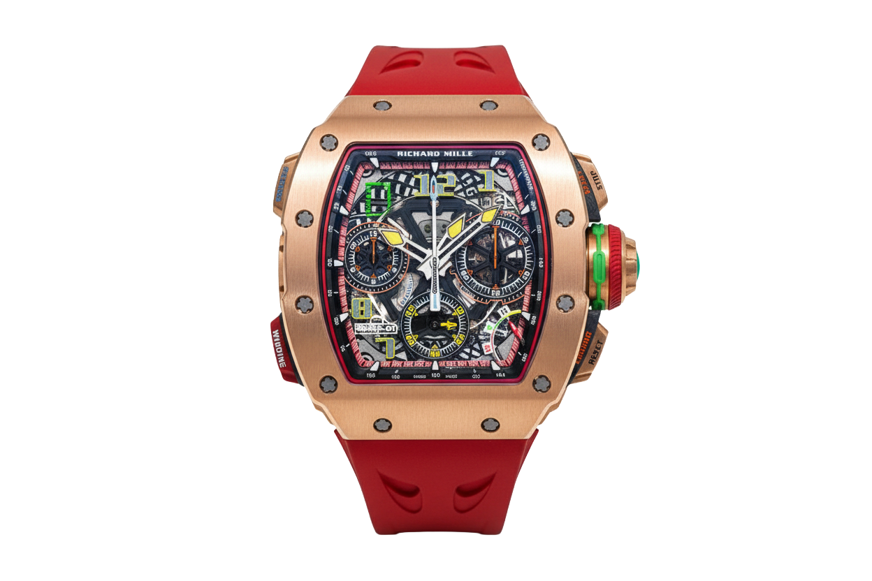 Richard Mille RM 65-01 Skeletonized Rose Gold Chronograph
