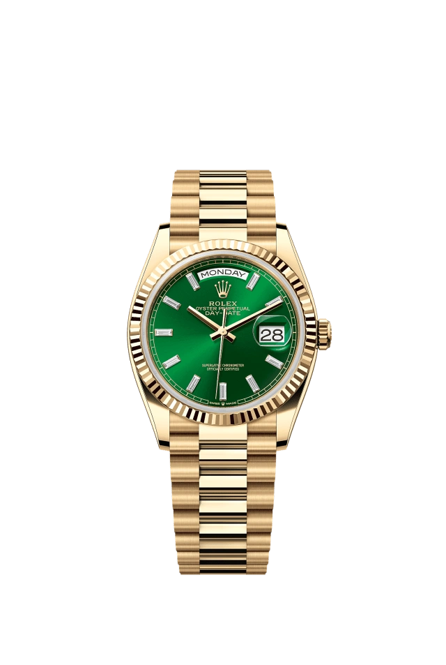 Rolex Day-Date 36mm Green 128238