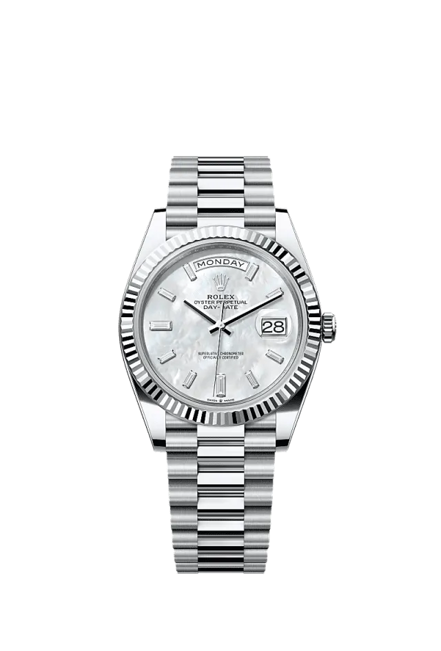 Rolex Day-Date 40mm White Mother-of-Pearl 228236