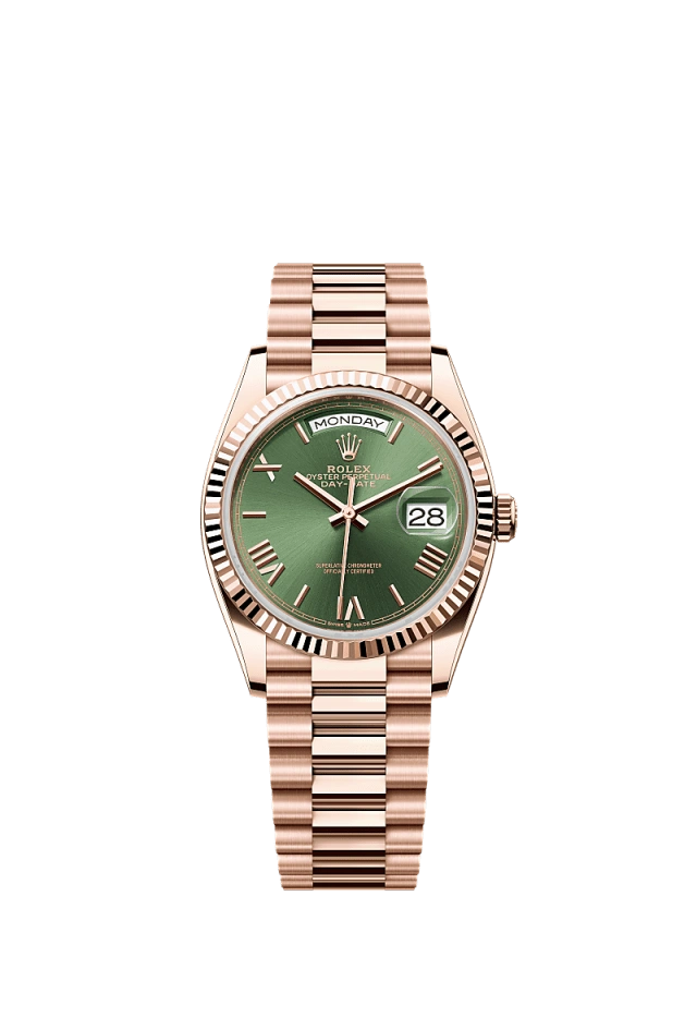 Rolex Day-Date 36mm Olive Green 128235