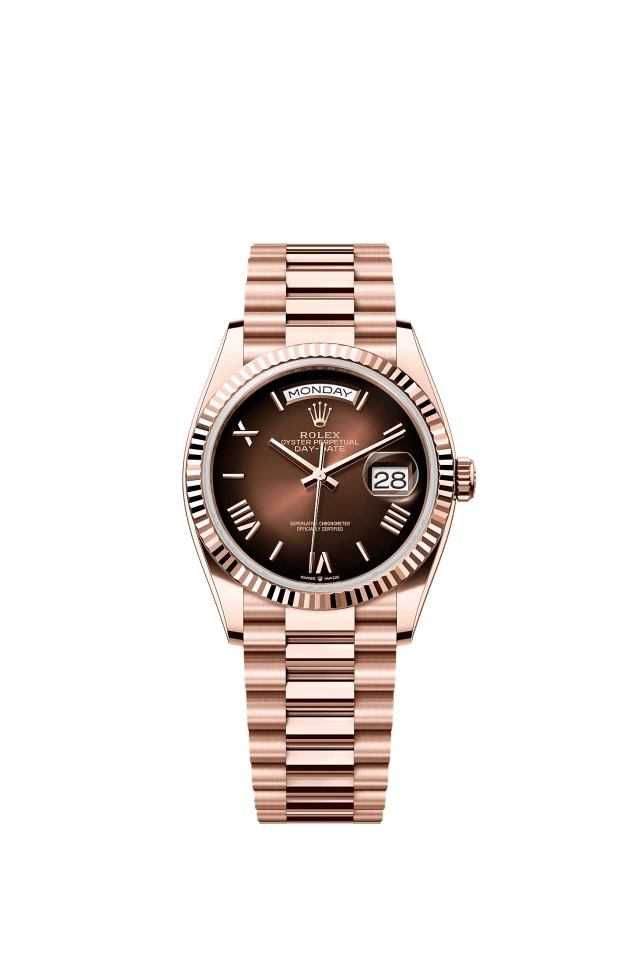 Rolex Day-Date 36mm Brown 128235