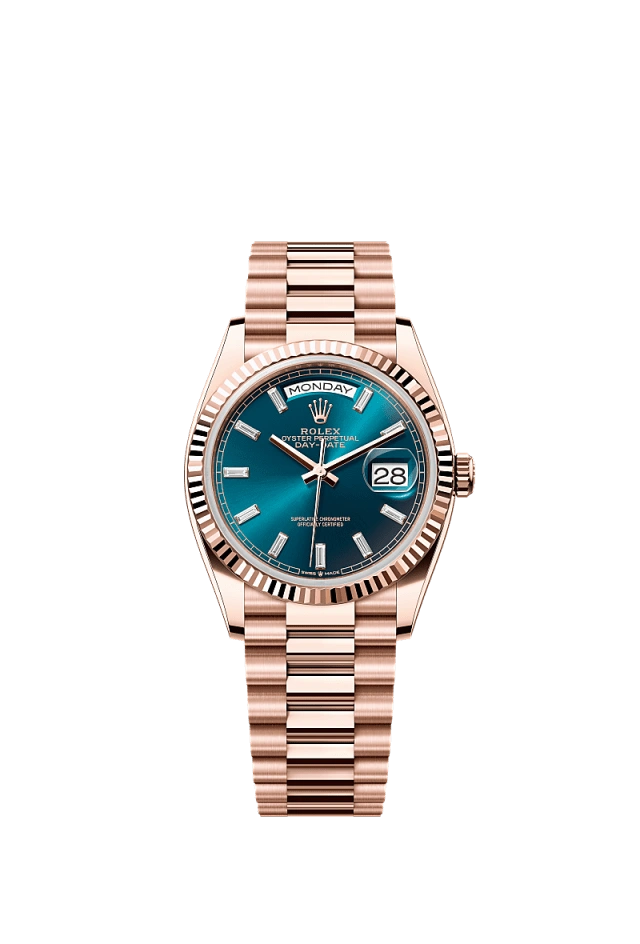 Rolex Day-Date 36mm Blue Green 128235