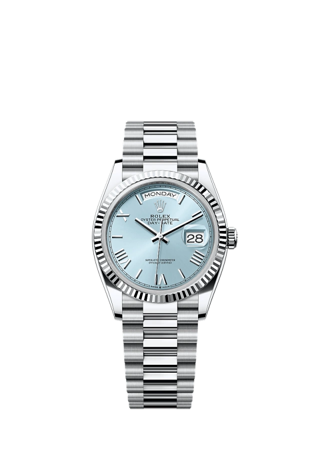 Rolex Day-Date 36mm Ice blue 128236
