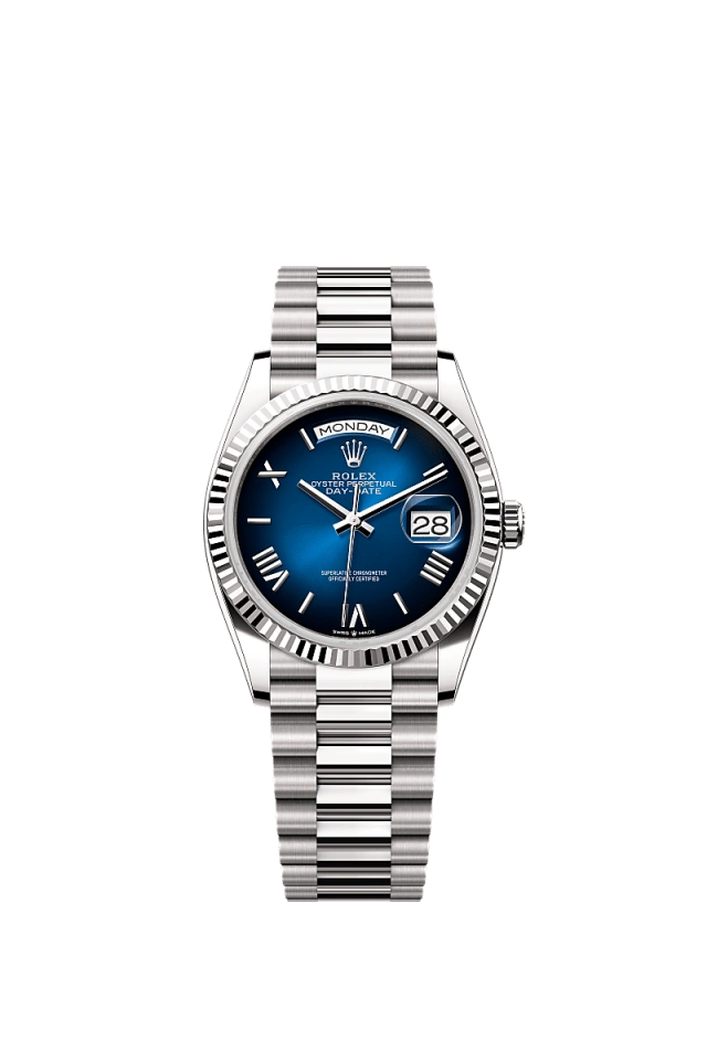 Rolex Day-Date 36mm Blue Ombré 128239