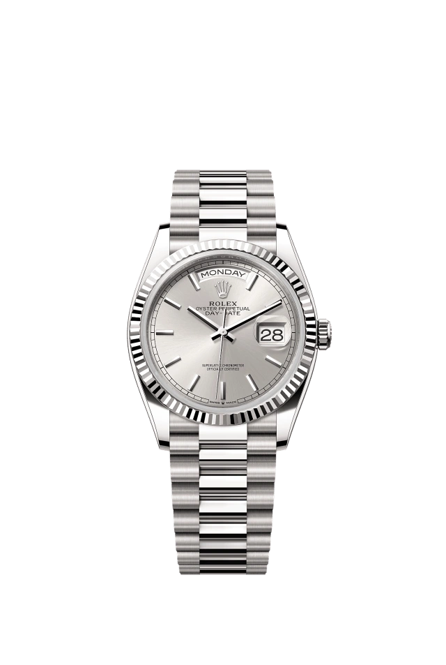 Rolex Day-Date 36mm Silver 128239
