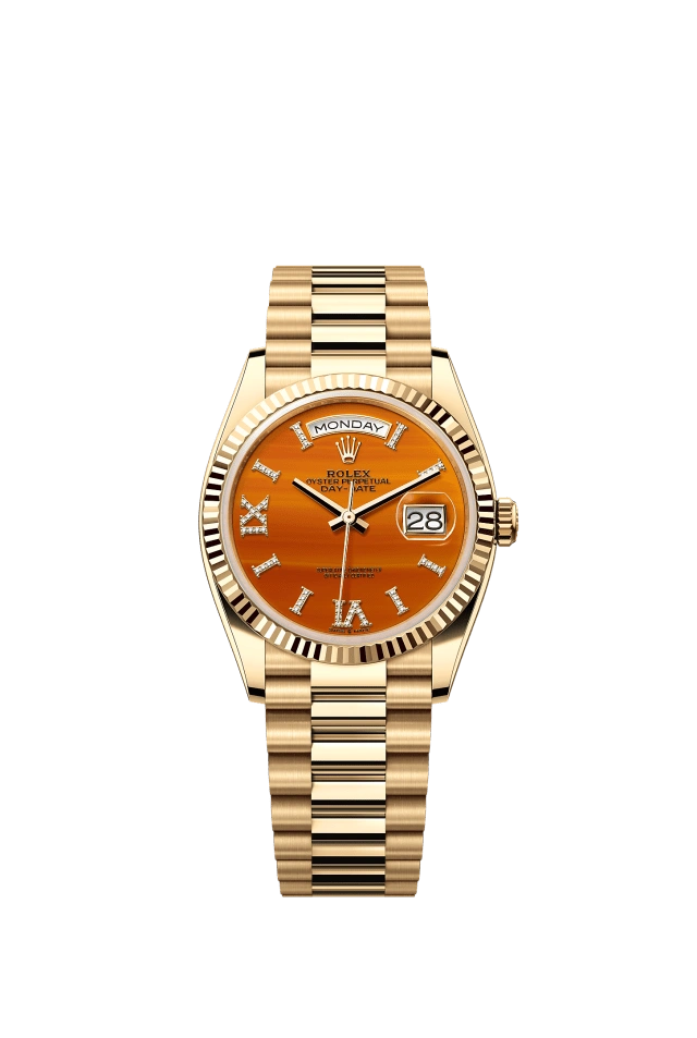 Rolex Day-Date 36mm Carnelian 128238