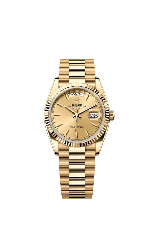 Rolex Day-Date 36mm Champagne 128238