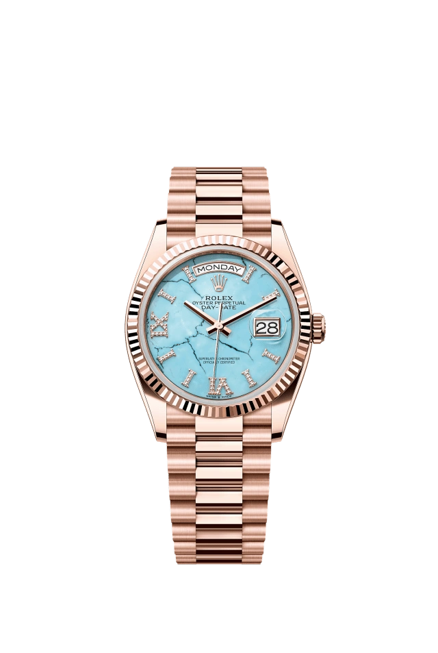 Rolex Day-Date 36mm Turquoise Blue 128235