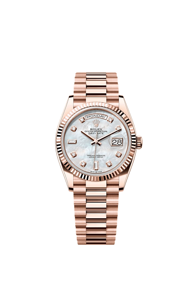 Rolex Day-Date 36mm White Mother-of-Pearl128235