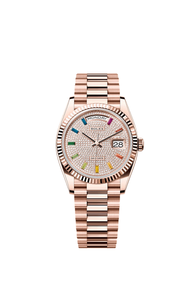 Rolex Day-Date 36mm Diamond-Paved 128235