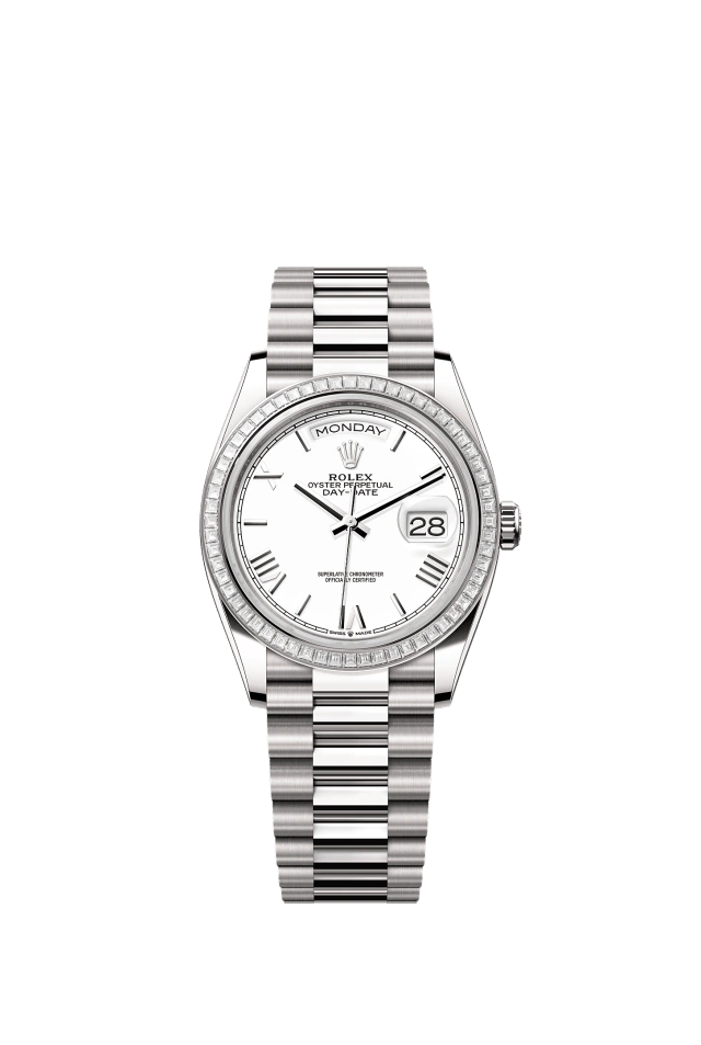 Rolex Day-Date 36mm White 128399TBR