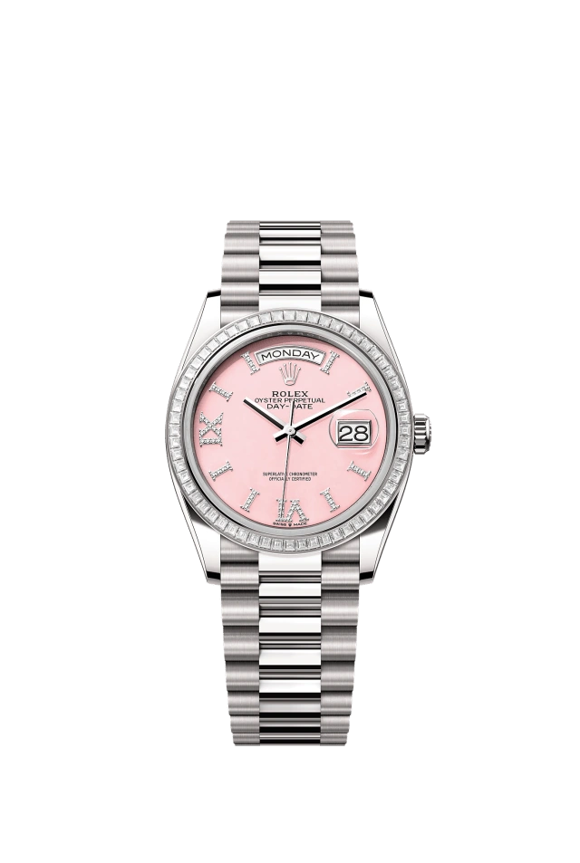 Rolex Day-Date 36mm Pink Opal128399TBR