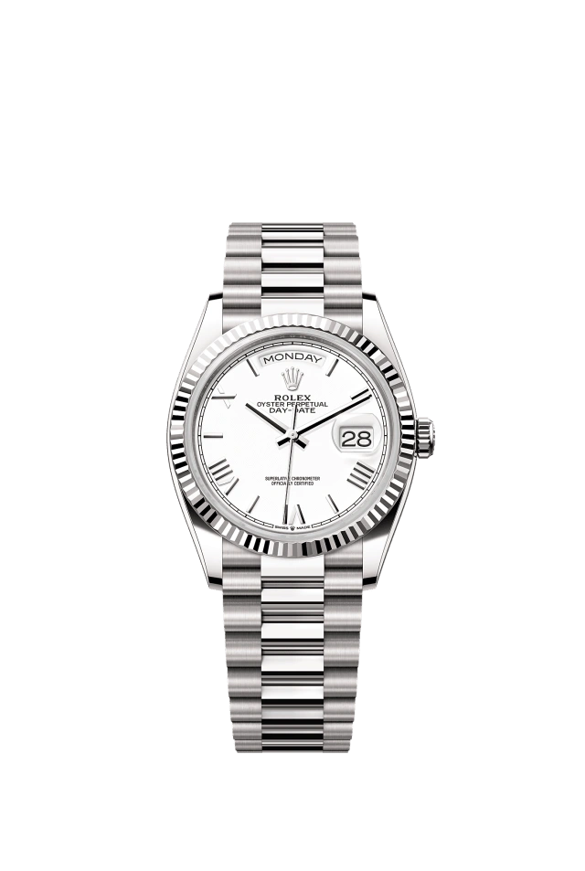Rolex Day-Date 36mm White 128239