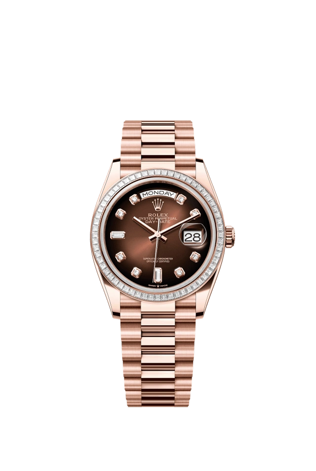 Rolex Day-Date 36mm Brown Ombré 128395TBR