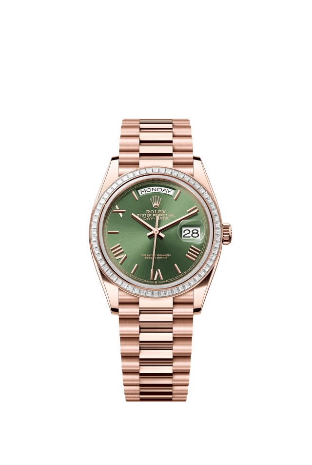 Rolex Day-Date 36mm Olive Green 128395TBR