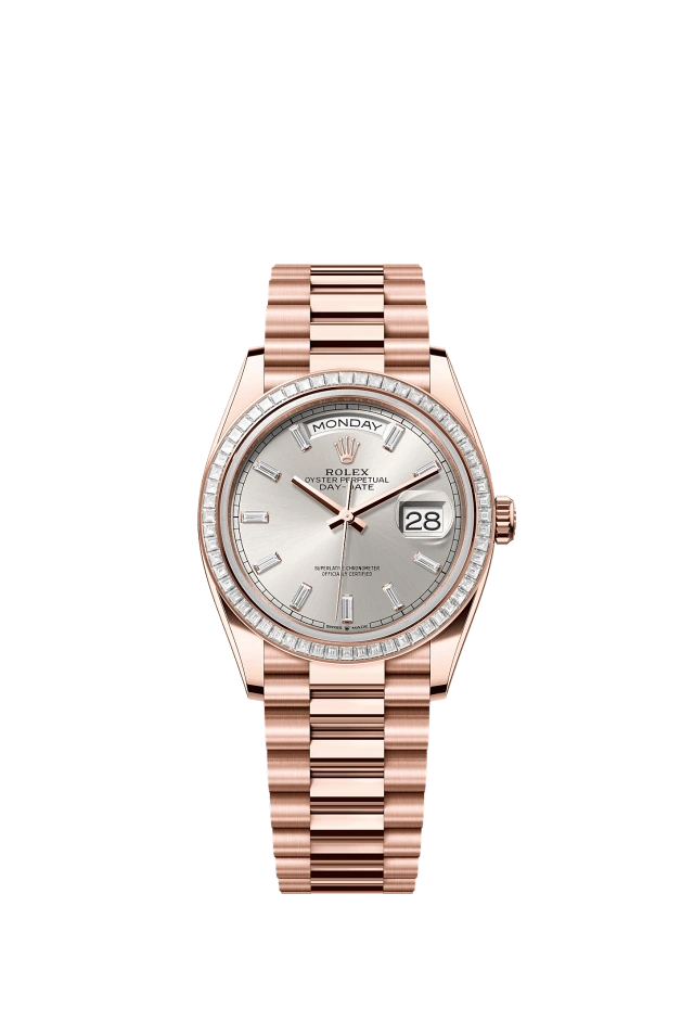 Rolex Day-Date 36mm Silver 128395TBR