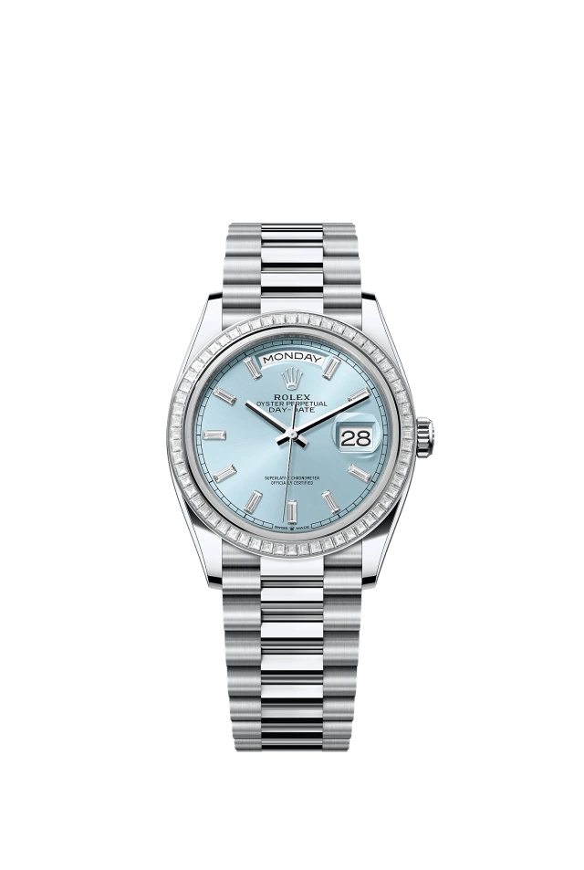 Rolex Day-Date 36mm Ice Blue 128396TBR