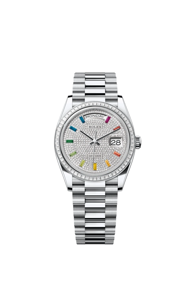 Rolex Day-Date 36mm Diamond-Paved 128396TBR