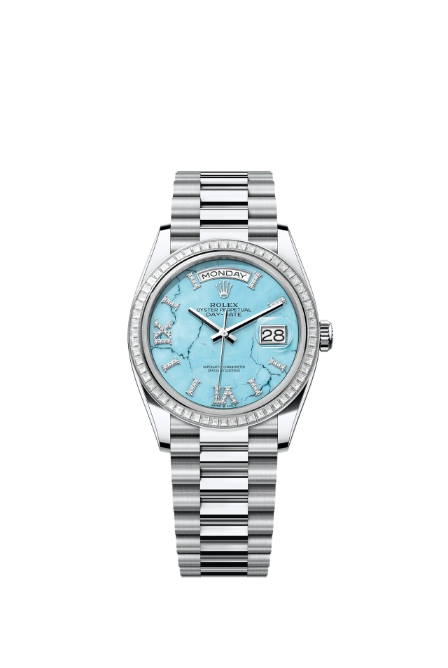 Rolex Day-Date 36mm Turquoise Blue 128396TBR