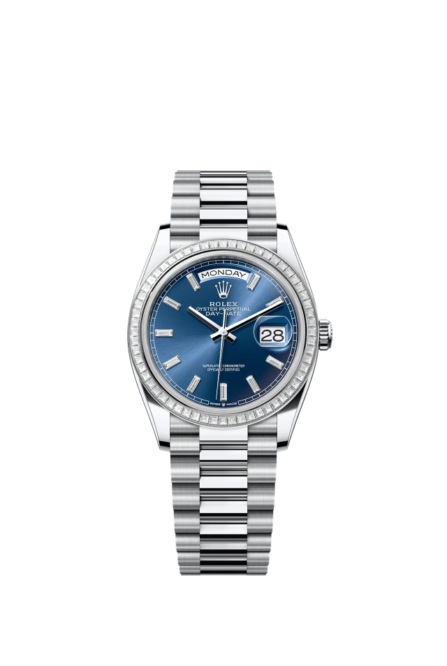 Rolex Day-Date 36mm Blue 128396TBR