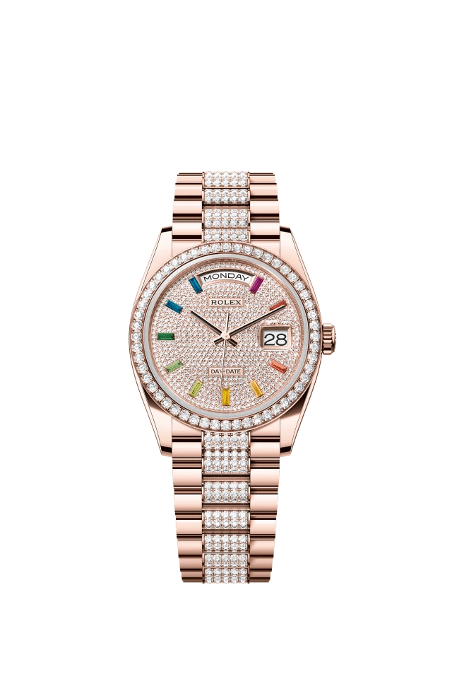 Rolex Day-Date 36mm Diamond-Paved 128345RBR