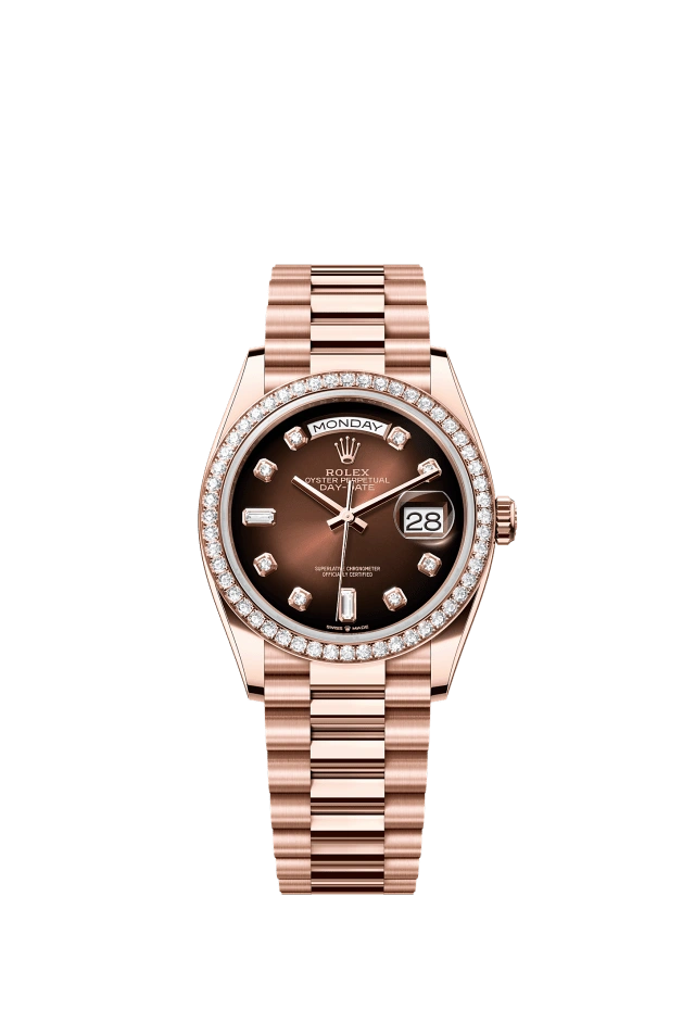 Rolex Day-Date 36mm brown ombré 128345RBR