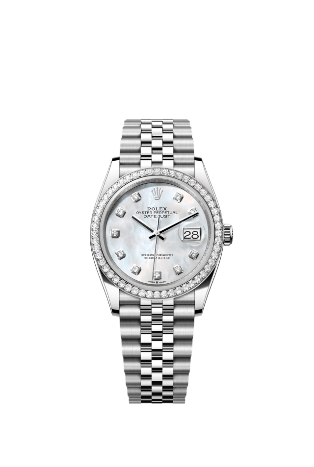 Rolex Datejust 36mm White Mother-of-Pearl 126284RBR