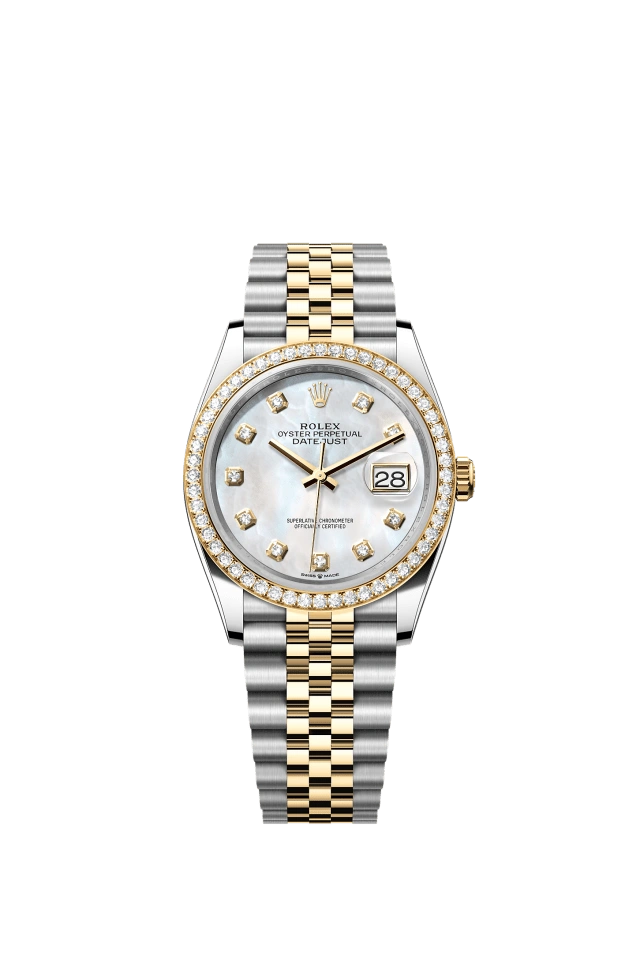 Rolex Datejust 36mm White Mother of Pearl 126283RBR
