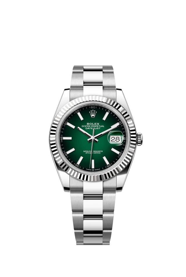 Rolex Datejust 41mm Green Ombré 126334