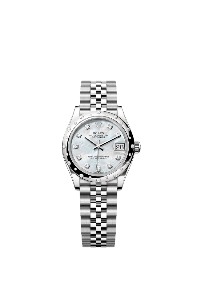Rolex Datejust 31mm White Mother-of-Pearl 278344RBR