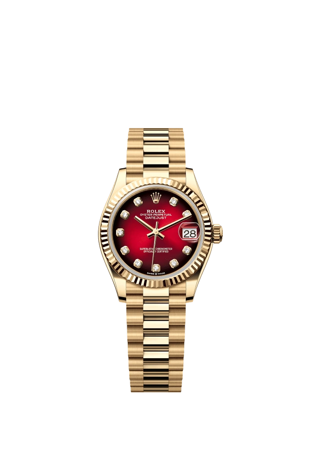 Rolex Datejust 31mm Red Ombré 278278 Watch