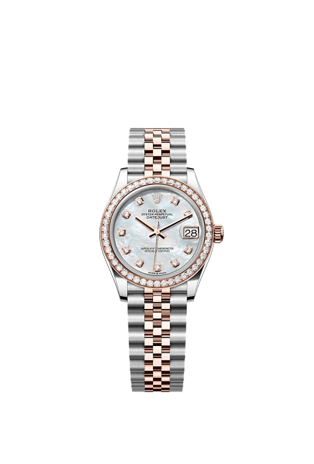 Rolex Datejust 31mm White Mother Of Pearl 278381RBR