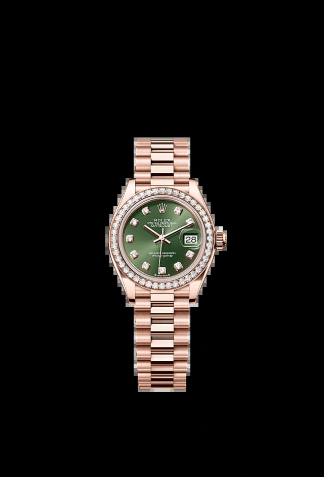 Rolex Datejust 28mm Olive Green 279135RBR