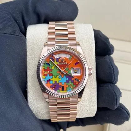 Rolex Day-Date 36mm Orange 128235