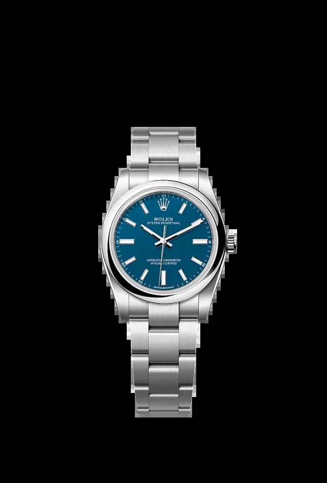 Rolex Oyster Perpetual 34mm Blue 124200
