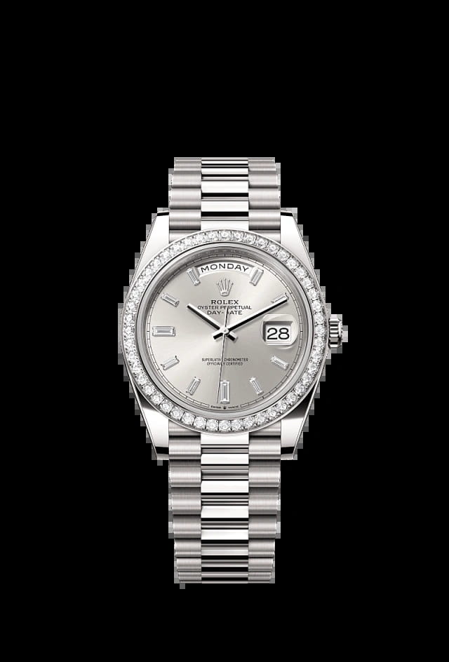 Rolex Day-Date 40mm Silver 228349RBR