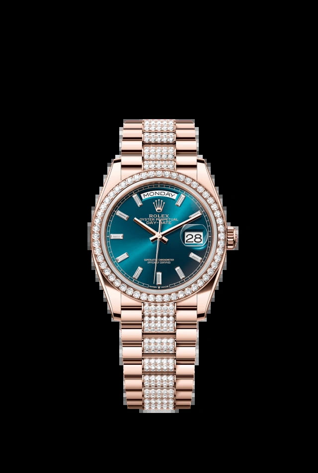 Rolex Day-Date 36mm Blue Green 128345RBR