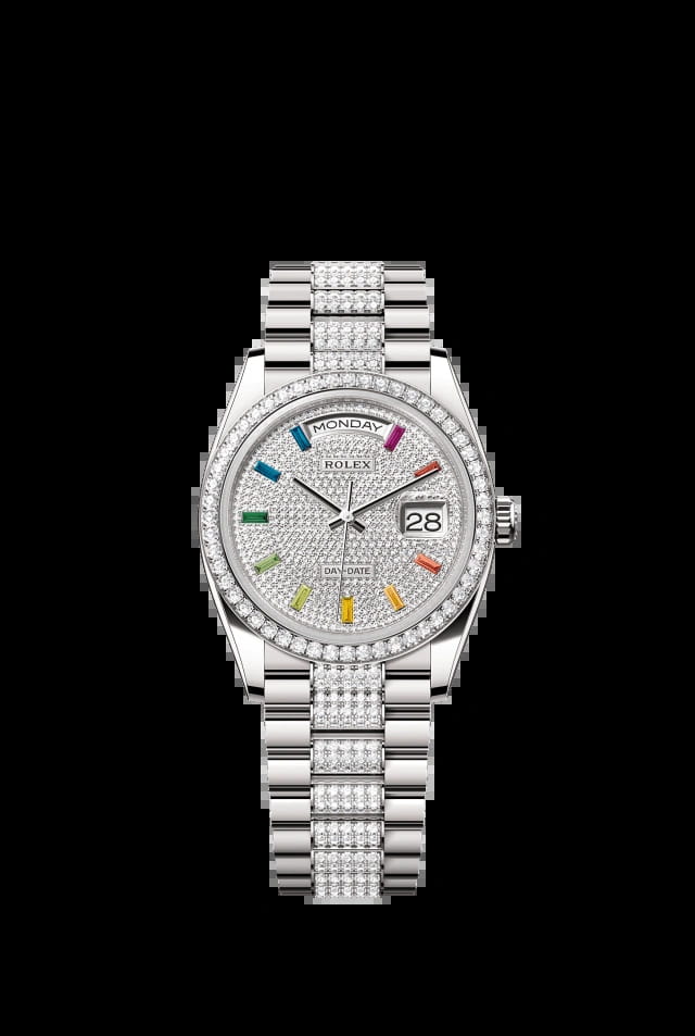 Rolex Day-Date 36mm Diamond-Paved 128349RBR