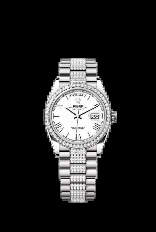 Rolex Day-Date 36mm White 128349RBR